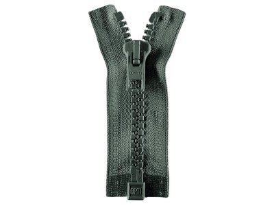 Reißverschluss Opti P60 Werra teilbar 75 cm - graublau