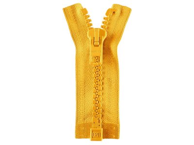 Reißverschluss Opti P60 Werra teilbar 80 cm - gelb