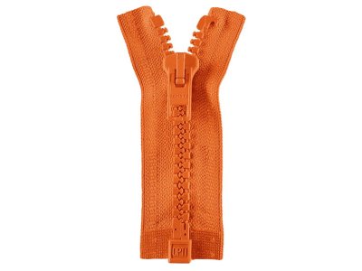 Reißverschluss Opti P60 Werra teilbar 80 cm - orange
