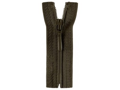 Reißverschluss Opti S40 Tropfen nicht-teilbar 60 cm - khaki