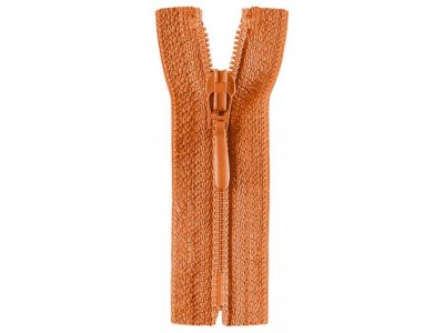 Reißverschluss Opti S40 Tropfen nicht-teilbar 60 cm - orange