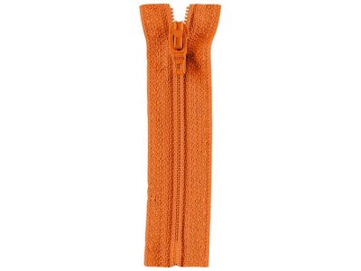 Reißverschluss Opti S40 Fulda nicht-teilbar 10 cm - orange