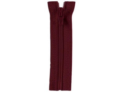 Reißverschluss Opti S40 Fulda nicht-teilbar 10 cm - bordeaux
