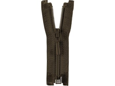 Reißverschluss Opti S40 Tropfen teilbar 30 cm - olive