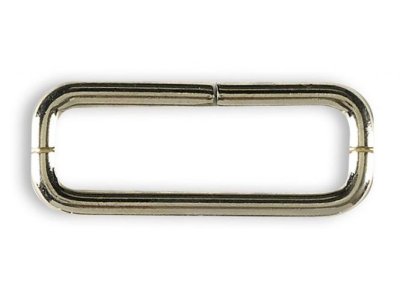 Rechteckring 30 mm - silberfarben