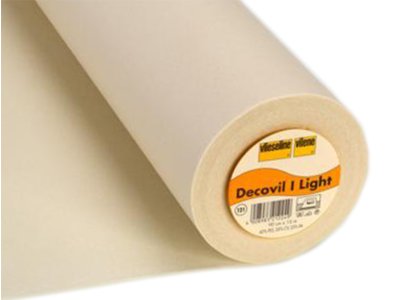 Vlieseline Decovil I Light 90cm Schabrackeneinlage fixierbar - beige