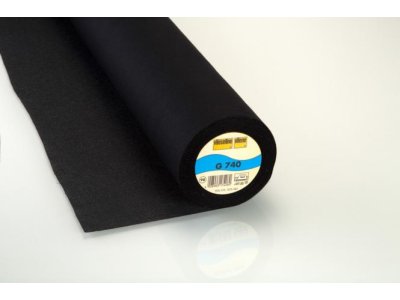 Vlieseline G770 bi-elastische Gewebefixiereinlage  75 cm - uni schwarz
