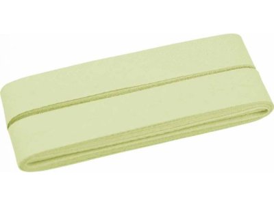 Hochwertiges Schrägband Baumwolle gefalzt 20 mm - 5 Meter Coupon - uni pastell mint