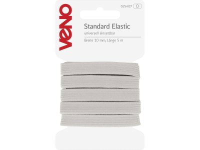 Standard Elastic SB 10mm x 5m Coupon - weiß