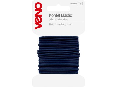 Elastic Kordel SB 3mm x 3m Coupon - marine