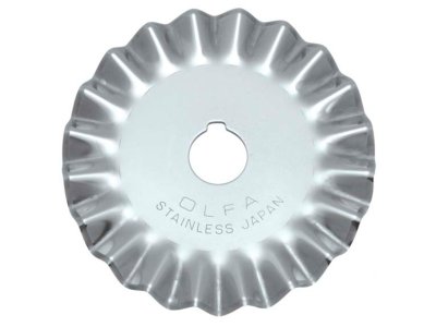Ersatzklinge für Rollschneider OLFA mit Zacken 45 mm/1 Stück