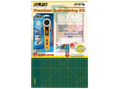 Premium Quiltset OLFA - gelb/grün