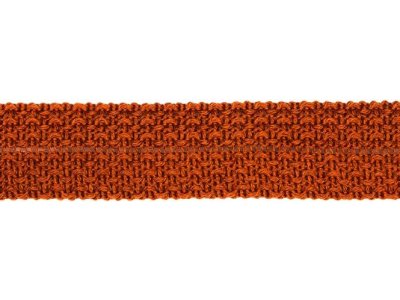 Einfasstresse Wolle 32 mm - Wellenmuster - dunkles orange