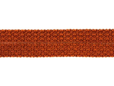 Einfasstresse Wolle 32 mm - Wellenmuster - dunkles orange