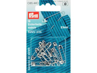 Sicherheitsnadeln Prym 23mm - silberfarben - 16 Stück