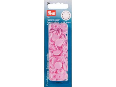 Prym 30 Druckknöpfe 12,4mm - rosa