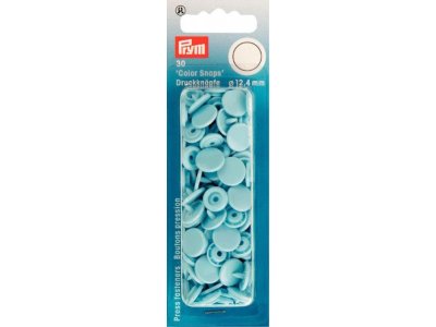 Prym 30 Druckknöpfe 12,4mm - hellblau