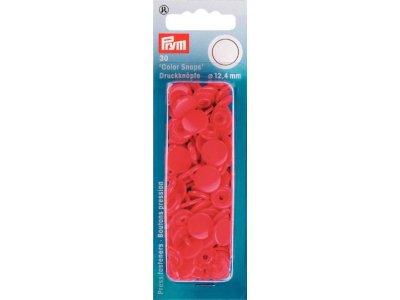 Prym 30 Druckknöpfe 12,4mm - rot