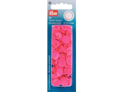Prym 30 Druckknöpfe 12,4mm - pink