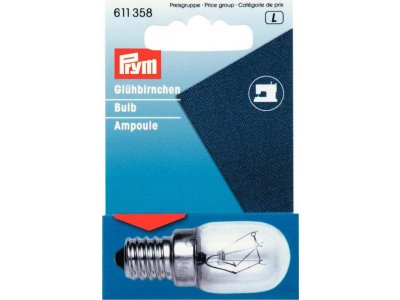 Prym Glühbirne für Nähmaschinen 15W 220-240V Schraubfassung