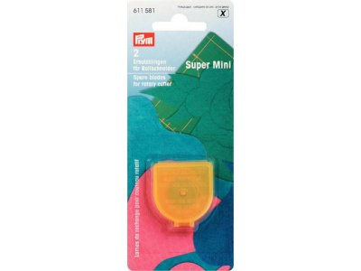 Ersatzklinge für Rollschneider Super Mini 18 mm/2 Stück
