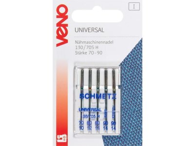 Nähmaschinennadeln Universal 130/705 Stärke 70-90 - 5 Stück