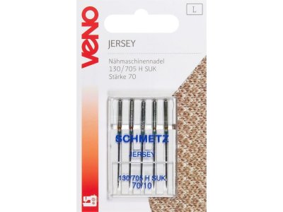 Nähmaschinennadeln Jersey 130/705H SUK Stärke 70 - 5 Stück
