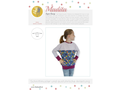 Papierschnittmuster Hedi - Shirt Madita - Mädchen
