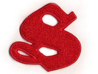 Applikation "S" rot