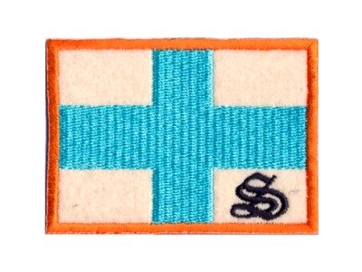 Applikation beige zum Aufbügeln