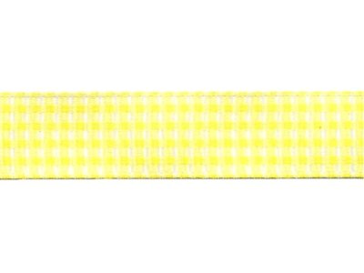 Riley Blake Ripsband Vichy Karo weiß 16mm