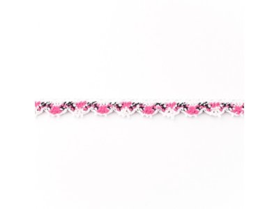 Spitzenborde Baumwolle ca. 15 mm - Multicolor - pink
