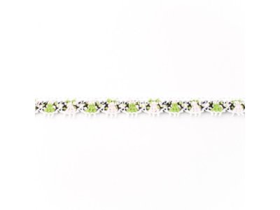 Spitzenborde Baumwolle ca. 15 mm - Multicolor - lime