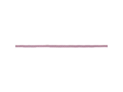 Runde Baumwoll Kordel / Band Hoodie / Kapuze ca. 5 mm breit - uni gewaschenes rosa