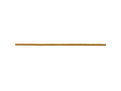 Runde Baumwoll Kordel / Band Hoodie / Kapuze ca. 5 mm breit - uni goldbraun