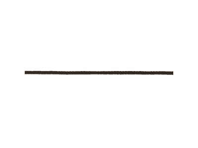 Runde Baumwoll Kordel / Band Hoodie / Kapuze ca. 5 mm breit - uni dunkles mokka