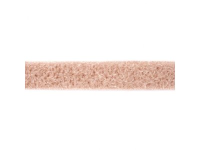 Plüschborde mit Zottelfäden ca. 38 mm - uni sand