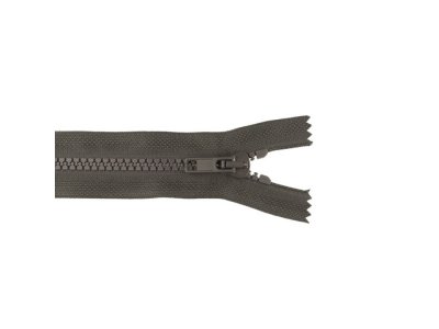 Reißverschluss nicht teilbar 20 cm - schokobraun