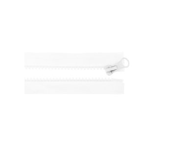Reißverschluss teilbar 100 cm - weiß