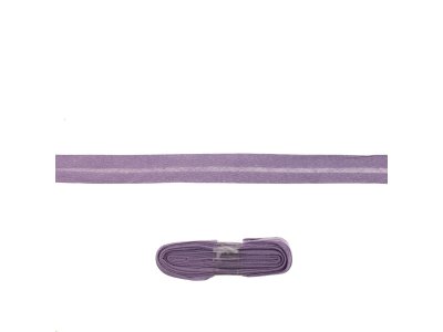 Schrägband/Einfassband Baumwolle gefalzt 20 mm x 3 m Coupon - uni lavendel