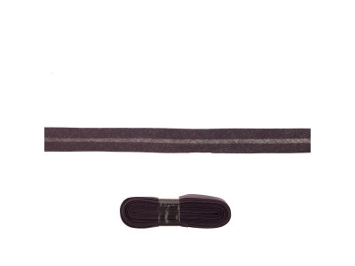 Schrägband/Einfassband Baumwolle gefalzt 20 mm x 3 m Coupon - uni violett