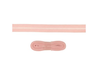 Schrägband/Einfassband Baumwolle gefalzt 20 mm - 3 m Coupon - uni helles rosa