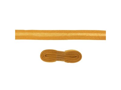 Schrägband/Einfassband Baumwolle gefalzt 20 mm - 3 m Coupon - uni rehbraun