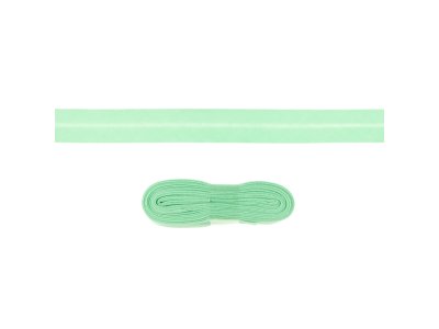 Schrägband/Einfassband Baumwolle gefalzt 20 mm - 3 m Coupon - uni helles mint
