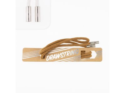 Hoodie Baumwollkordel 5 mm x 120 cm Coupon - uni dunkles camel