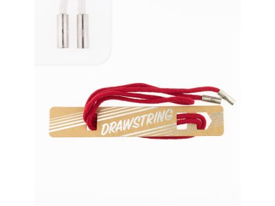 Hoodie Baumwollkordel 5 mm x 120 cm Coupon - uni dunkles rot