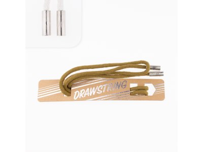 Hoodie Baumwollkordel 5 mm x 120 cm Coupon - uni goldbraun