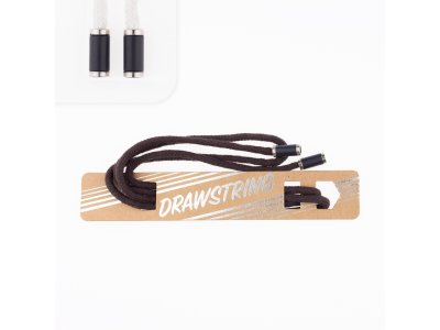 Hoodie Baumwollkordel 5 mm x 120 cm Coupon - uni dunkles mokka