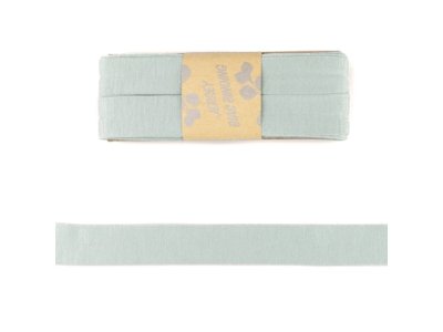 Jersey Viskose Schrägband/Einfassband gefalzt 20 mm x 3 m Coupon - uni mint