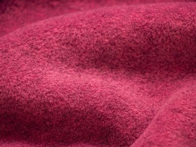 Hochwertiger Fleece Melange Hilco - meliert bordeaux